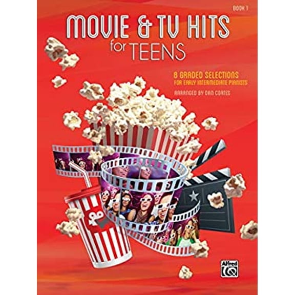 Pre-Owned Movie & TV Hits for Teens, Bk 1: 8 Graded Selections for Early Intermediate Pianists (Paperback) 1470638045 9781470638047