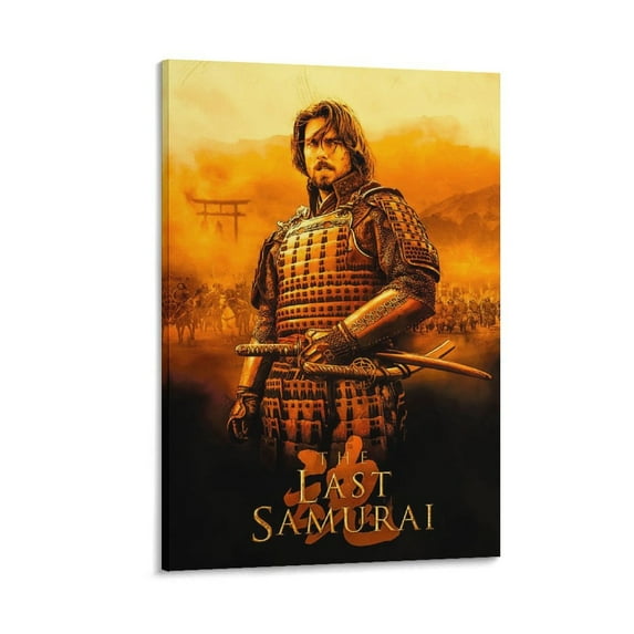 Movie The Last Samurai Poster Gifts Canvas Painting Poster Wall Art Decorative Picture Prints Modern Decor 16x24inch(40x60cm)