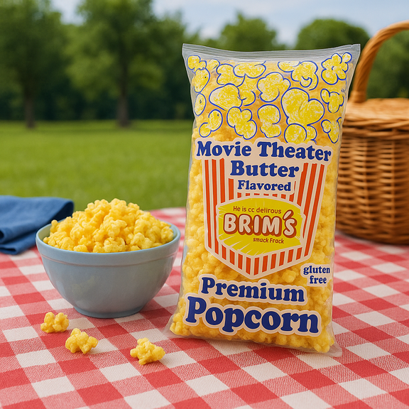 Movie Theater Butter Flavored Premium Popcorn, 8 oz Bag