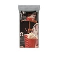 thumbnail image 1 of Movie Theater Fitted Sheet & Pillow Sham Set, Objects of the Film Industry Hollywood Motion Picture Cinematography Concept, Decorative 4 Piece Bedding Decor Set, Twinxl, Multicolor, by Ambesonne, 1 of 3