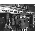 thumbnail image 1 of Movie Theater Marque Announcing A Movie History (36 x 24), 1 of 1