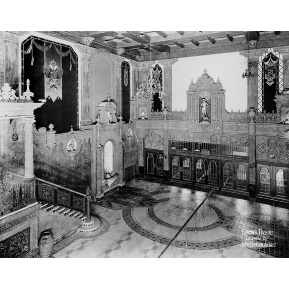 Movie Theaters History (36 x 24)