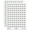 thumbnail image 1 of Movie Ticket with Stars Raffle Ticket Solid 200+ Round Stickers - White - Gloss Finish - 0.50" Size, 1 of 3