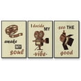 thumbnail image 1 of Movie Time I - Framed Premium Gallery Wrapped Canvas L Frame 3 Piece Set - Ready to Hang, 1 of 9