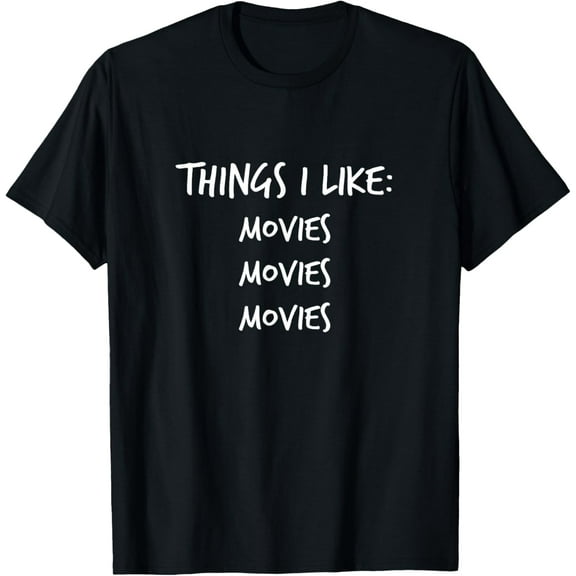 Movie lover T Shirt film buff Gift idea for Men Women Teens T-Shirt