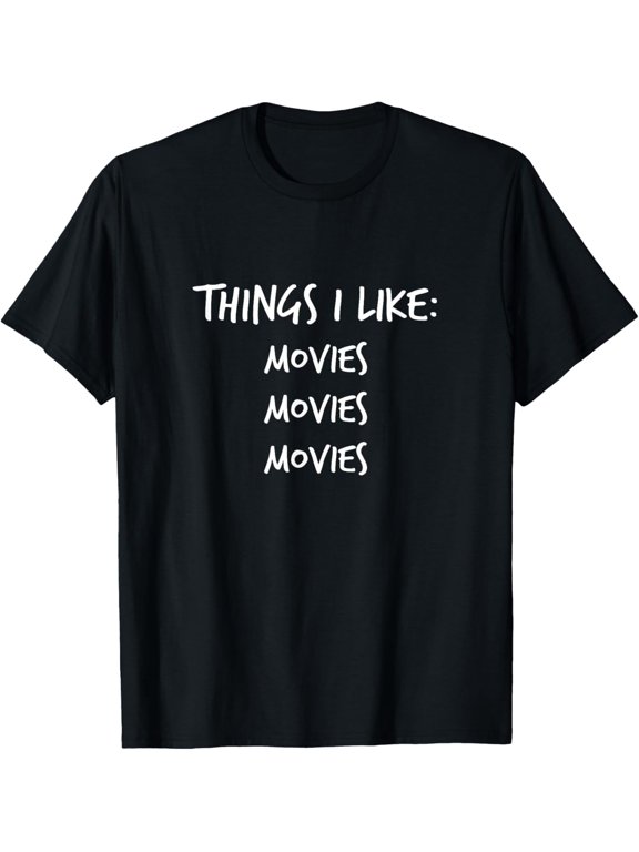Movie lover T Shirt film buff Gift idea for Men Women Teens T-Shirt