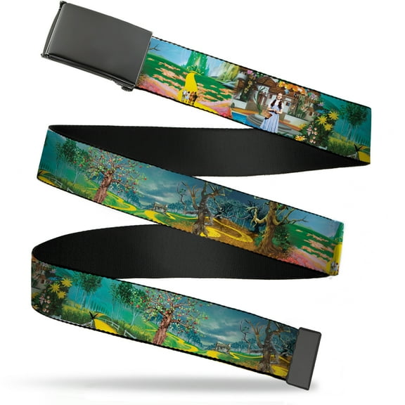 Adjustable Belt, Clamp Buckle, Cut-to-Fit, The Wizard of Oz Yellow Brick Road Scenes