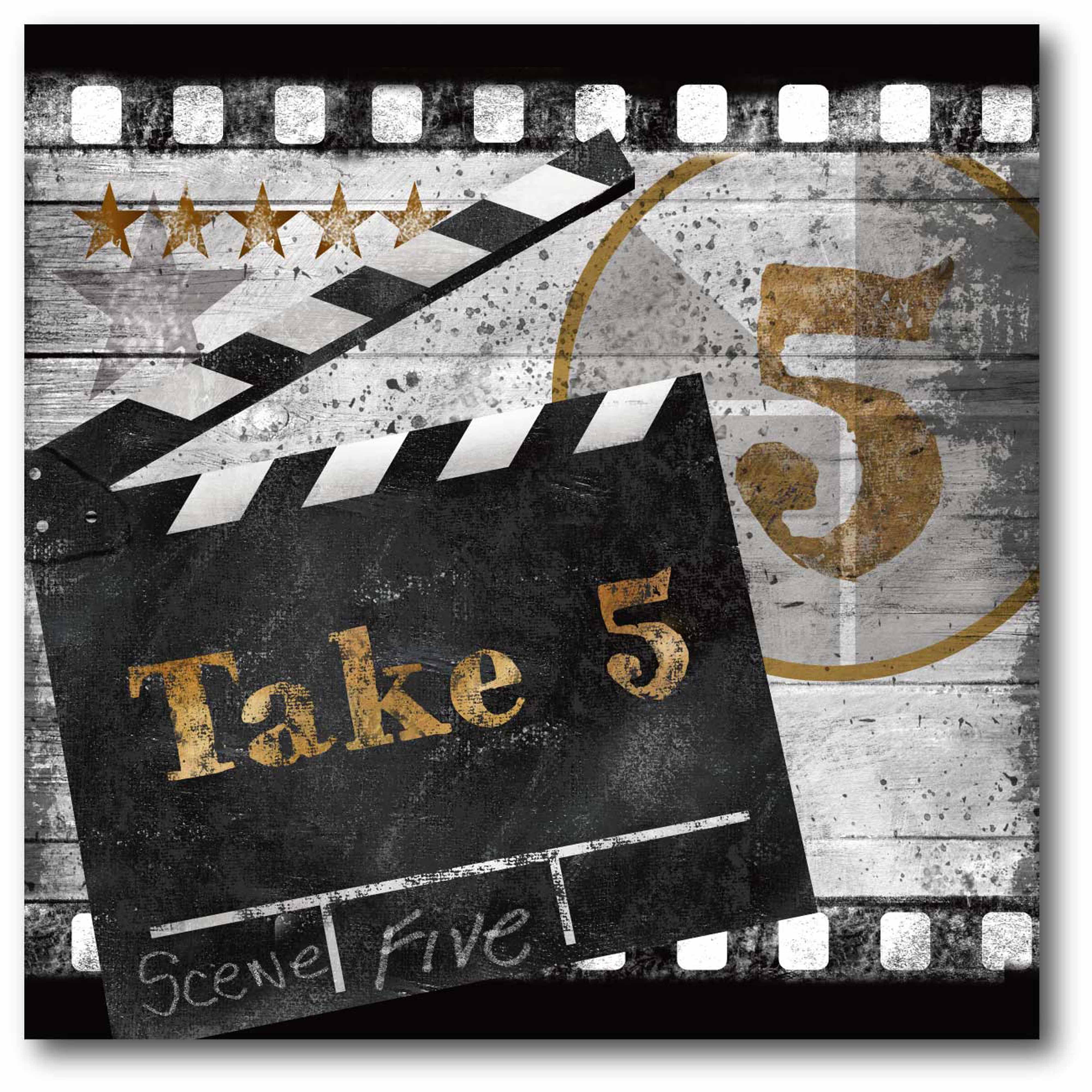 Movies II Gallery-Wrapped Canvas Wall Art, 16x16