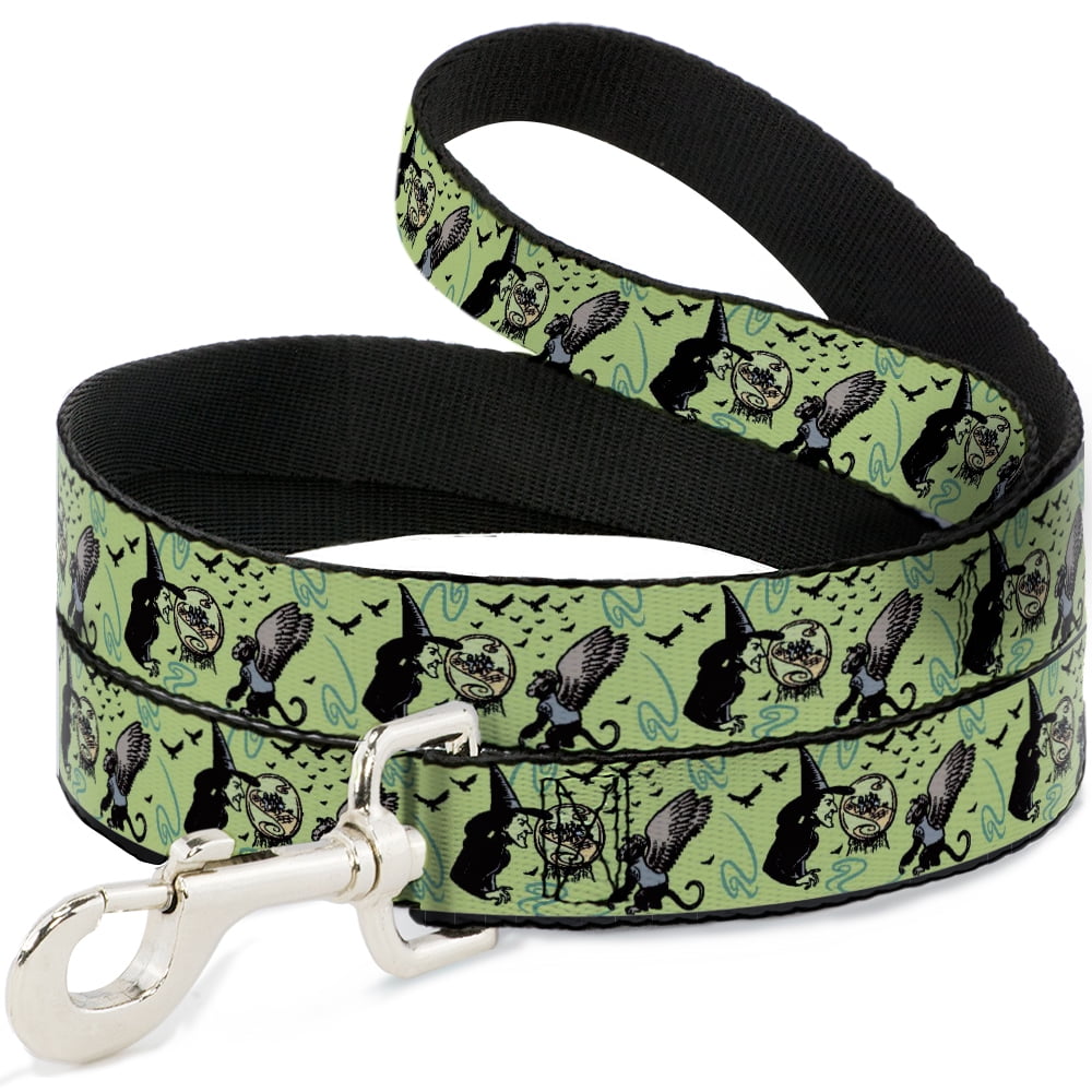 Movies Pet Leash, Dog Leash, The Wizard of Oz Wicked Witch of the West and Flying Monkeys, 6 Feet Long 1.0 Inch Wide