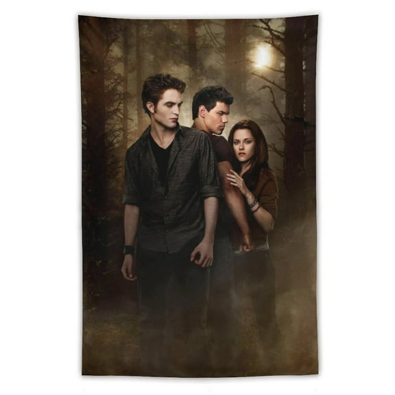 Movies Twilight Tapestry,Home Decoration Wall Hanging,Art Accessories Suitable for Dormitory Or Living Room And Bedroom,size 60x40inch