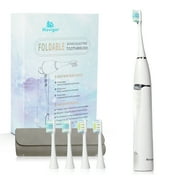 Movigor Foldable UV Sanitizer Sonic Electric Toothbrush, Oral Clean, Travel Size, for Adults White