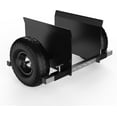 thumbnail image 1 of Moving Adjustable Panel Dolly, 2 × 10" Heavy Duty Solid Rubber Tires Wheels 1000LBS Load for Panel/Slab/Plywood/Door/Granite/Drywall Material Handling and More - Black, 1 of 9