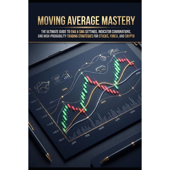 Moving Average Mastery: The Ultimate Guide to EMA & SMA Settings, Indicator Combinations, and High-Probability Trading S, (Paperback)