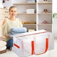 thumbnail image 1 of Large Capacity Moving Bag, Water Repellent Storage Bag with Double Zipper, Heavy Duty Plastic to Moving Boxes, Space Saving Foldable Design, 1 of 8