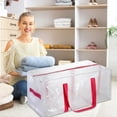 thumbnail image 1 of Large Capacity Moving Bag, Water Repellent Storage Bag with Double Zipper, Heavy Duty Plastic to Moving Boxes, Space Saving Foldable Design, 1 of 7