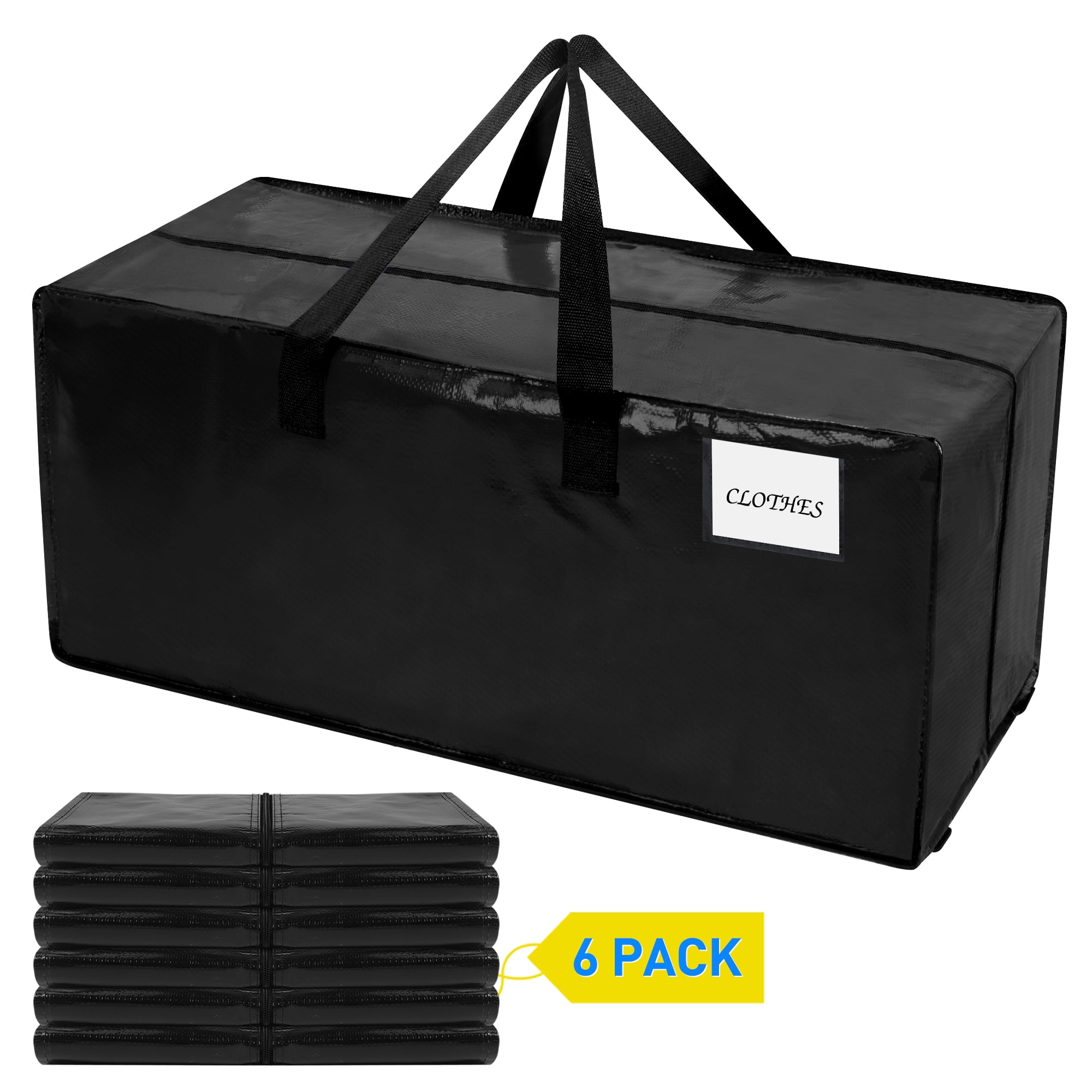 Moving Bags, 88L Heavy Duty Moving Bags with Zippers and Sturdy Handles, Storage Bags for Space