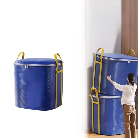 Moving Bags, Extra Large Storage Bags with Zippers & Handles, Totes for Storage Clothes, Bedding & Blankets, Collapsible Packing Bags,31.5*28.7 inches