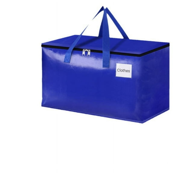Moving Bags Heavy Duty Storage Bags With Zippers And Strong Handles Reinforced Zippers, Waterproof Carry Handles, Packing Clothes Store Supplies Tote 27"L x 14"W x 15"H