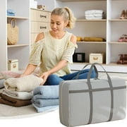 Moving Bags Heavy Duty Totes Extra Large with Sturdy Handles, Clearance Moving Supplies, Home Storage Containers, Toy Storage Organizer, Closet Storage, Packing Supplies, Moving Essentials