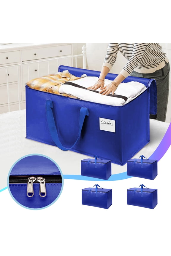 Moving Bags Large Capacity Foldable Storage Luggage Organizer Quilt Bag
