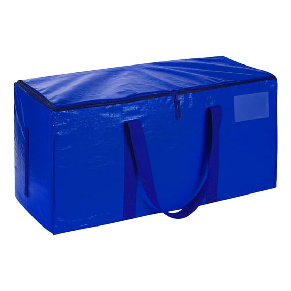 Moving Bags, Plastic A Storage Bags, Heavy Duty Foldable Moving Storage Bags with Zipper, 24 Gallon Large Capacity Packing Bag for Travel