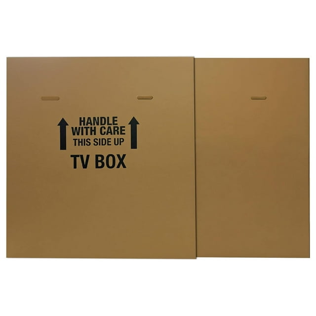Moving Boxes Bundle (TV Box (1Pack), Adjustable Flat Screen TV Boxes