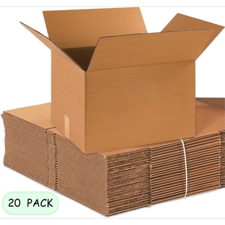 Moving Boxes Cardboard Boxes, Heavy-Duty Shipping Boxes for Transportation, Mailing, Packaging and Storage for Home, Office and Small Business Use