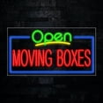 thumbnail image 1 of Moving Boxes LED Neon Sign 33"L x 18"H #35799, 1 of 3