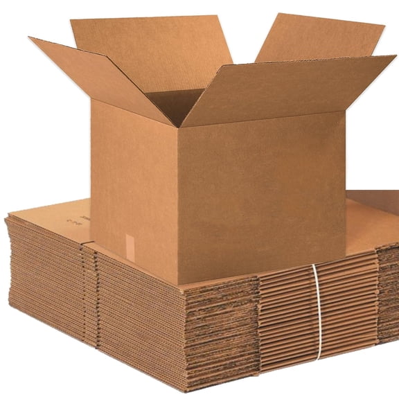 Moving Boxes Large 20"L x 20"W x 15"H 12-Pack - Corrugated Cardboard Box for Shipping, Mailing, Packing, Packaging and Storage