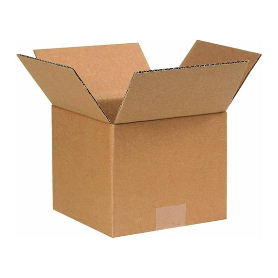 Moving Boxes Medium 7"L x 7"W x 6"H, 25-Pack | Corrugated Cardboard Box for Packing, Shipping and Storage 776