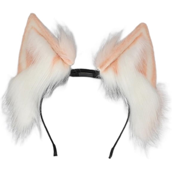 Moving Cat Ears Headband Electric Animated Ear Headwear, Fox Style Ear Headpiece Accessory for Parties, Festivals and Dress Up Events