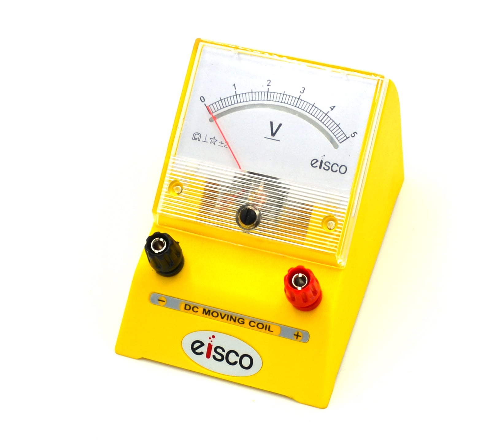 Moving Coil Voltmeter, 0 - 5 V, DC Type, EDM-80, Eisco Labs