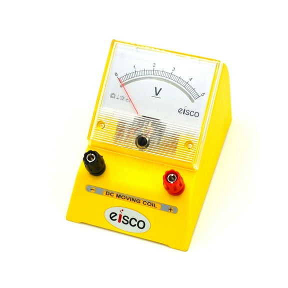 Moving Coil Voltmeter, 0 - 5 V, DC Type, EDM-80, Eisco Labs