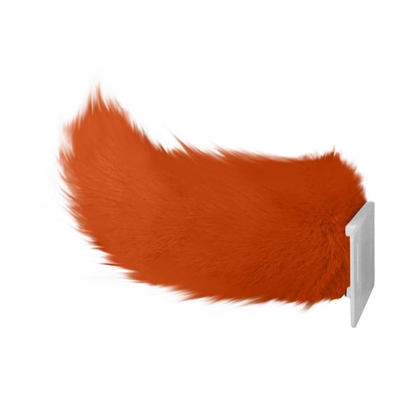 Moving Fluffy Fox Tail, Cat for Girls, Cat Themed Gifts, Halloween Party Favors, 12 Inch Sound Activated & Remote Single Color Faux Fox Plush Rear Tail Clip on for Vehicle Trunk,