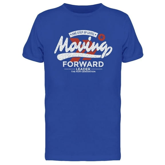 Moving Forward Abstract Design T-Shirt Men -Image by Shutterstock, Male 3X-Large