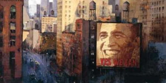Moving Forward Canvas Art - Marti Bofarull (10 x 20)