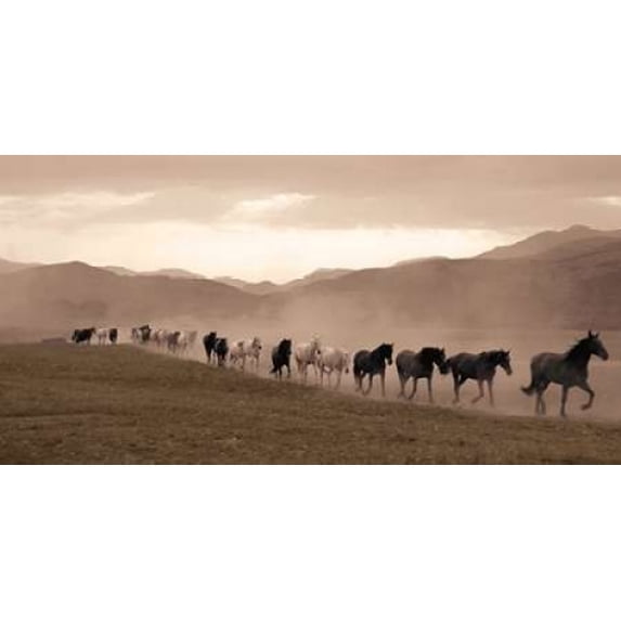 Moving Forward Poster Print by Jorge Llovet (24 x 48)