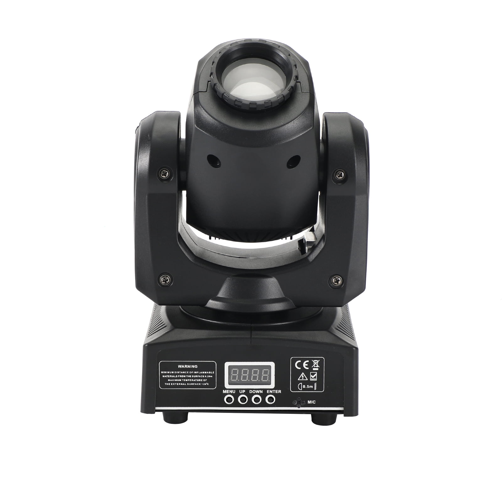 VIPQV LED Moving Head Light Stage Lights with Remote Control 8 Gobo 8 Colors Spotlight by DMX512 Controlled 11 Channel with Sound Activated for Party DJ Bar