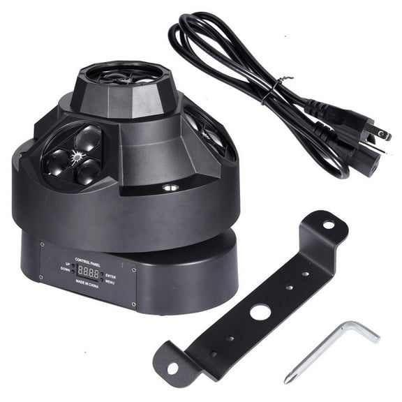 Moving Head DJ Light Rotating Beam Lights Stage Light DJ Lighting Led Pinspot Lights Uplighting Lights for Events Sound Activated Dmx512 Light for DJ KTV Disco Party Wedding Festival