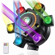 Moving Head Dj Lights for Parties, Disco Stage Lights 7-in-1 LED RGBW 6 Arms with Mixed Lighting Effects,DJ Stage Lighting for Party Disco Club Wedding Bar