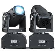 1-Pack 100W Mini LED Moving Head Spotlight - RGBW Stage Light w/ DMX & Sound Control, 11/13 Channels for DJ, Disco, Club, Party, Wedding, Bar Events