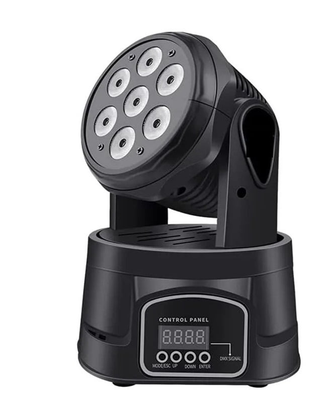 Moving Head RGBW DJ Lights Sound Activated/DMX Lighting, Moving Head Lights For Sta Party Live DJ Bar Disco ,Upgraded Lens