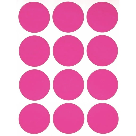Moving Labels Dots Pink Sticker for Marking and Organizing - 60 Pack by Royal Green