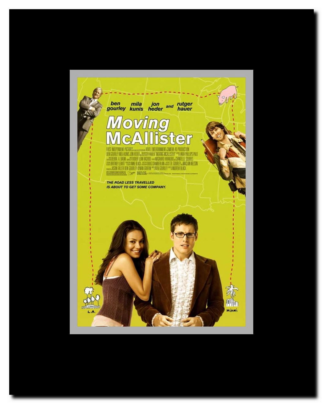 Moving McAllister Framed Movie Poster