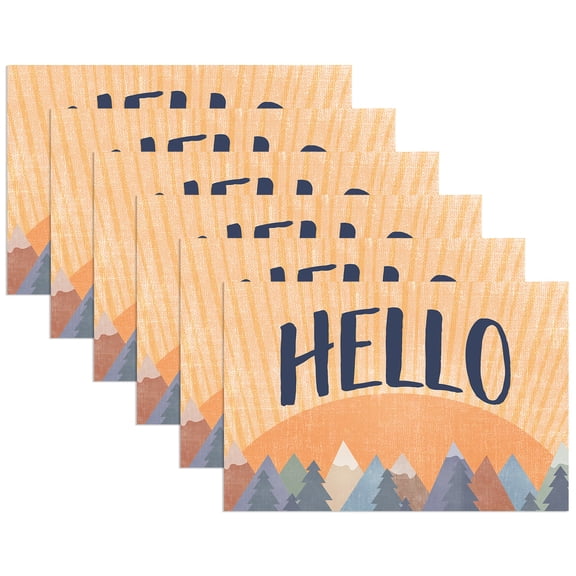 Teacher Created Resources Moving Mountains Hello Postcards, 30 Per Pack, 6 Packs