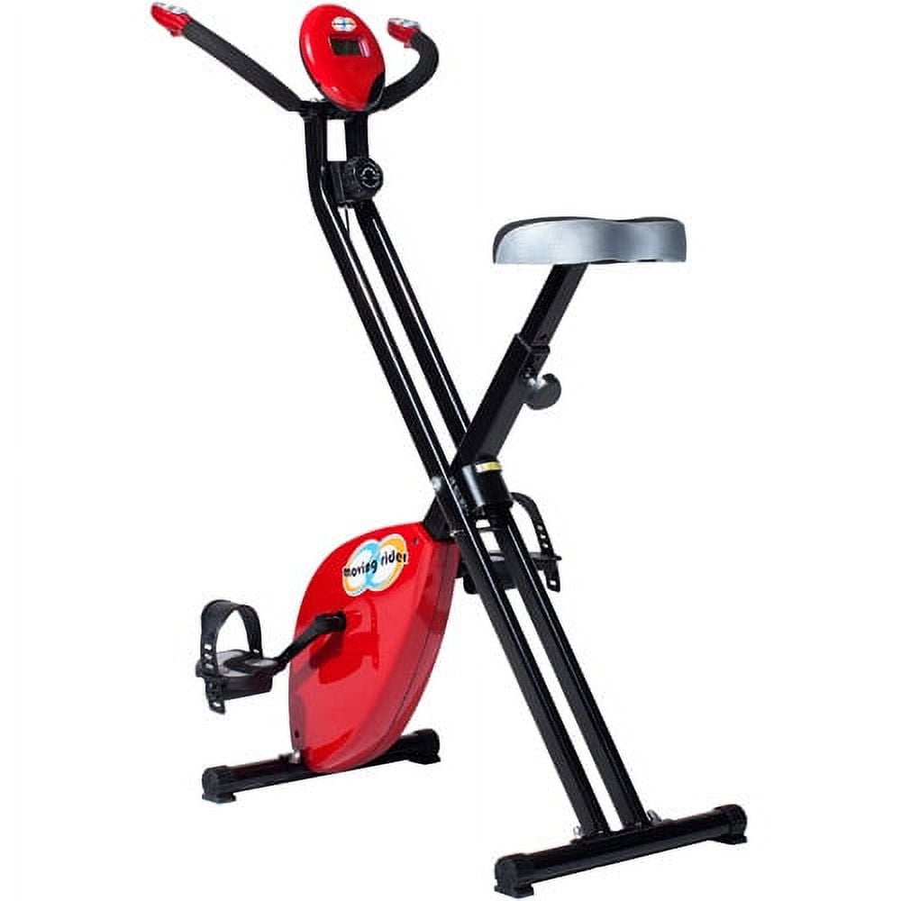 Moving Rider MRX 100 Upright Interactive Exercise Game Bike. Red Walmart