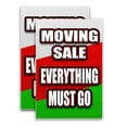 thumbnail image 1 of Moving Sale Everything Must Go (24" X 36") Vinyl Decal Only (Pack of 2) |Sign|Sticker|Poster, 1 of 4