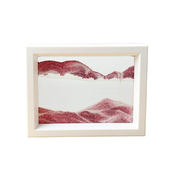 Moving Sand Art, 360° Rotating Hourglass Decoration, Art Sand Art Liquid Motion Living Room Bedroom Desk Decoration (5ML)