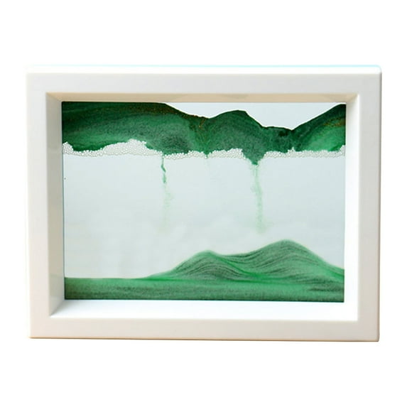 Moving Sand Art, 360° Rotating Hourglass Decoration, Art Sand Art Liquid Motion Living Room Bedroom Desk Decoration (5ML)