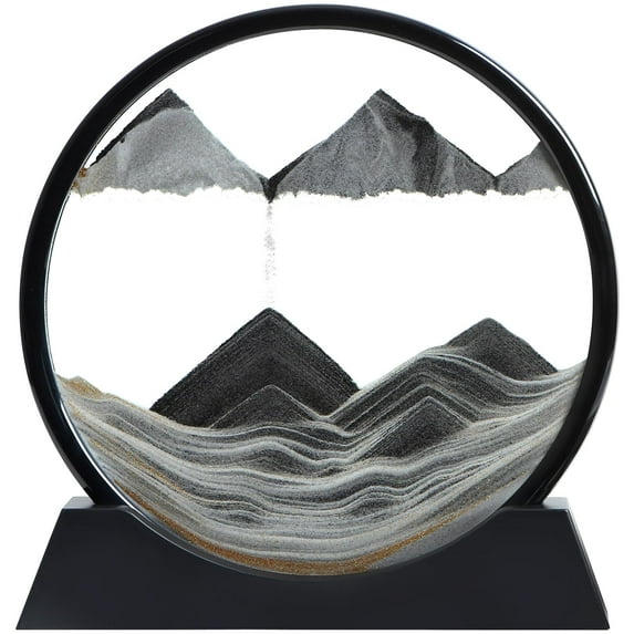 Moving Sand Art Liquid Motion, 3D Deep Sea Sandscape Color Quicksand Decor